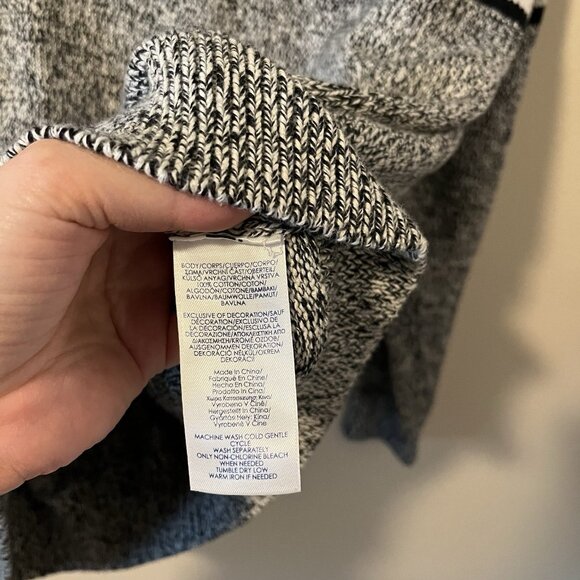 Chaps Henley Knit Sweater XXL Mens Preppy Academia Classic Half Heavy Cotton - Picture 5 of 8